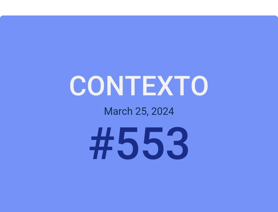 Contexto March 25, 2024