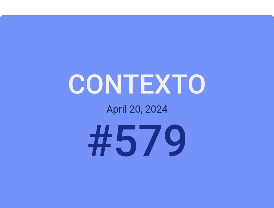 Contexto April 20, 2024