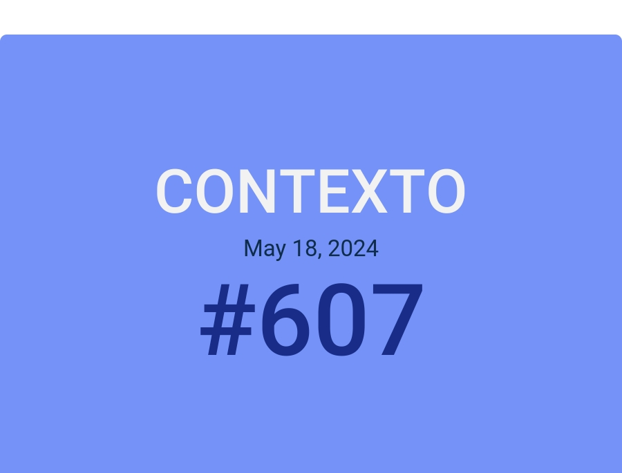 Contexto May 18, 2024