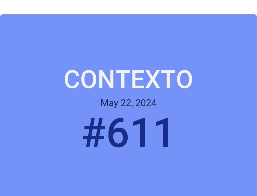 Contexto May 22, 2024