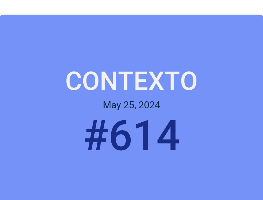 Contexto May 25, 2024