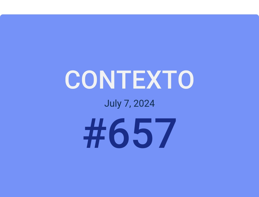 Contexto July 7, 2024