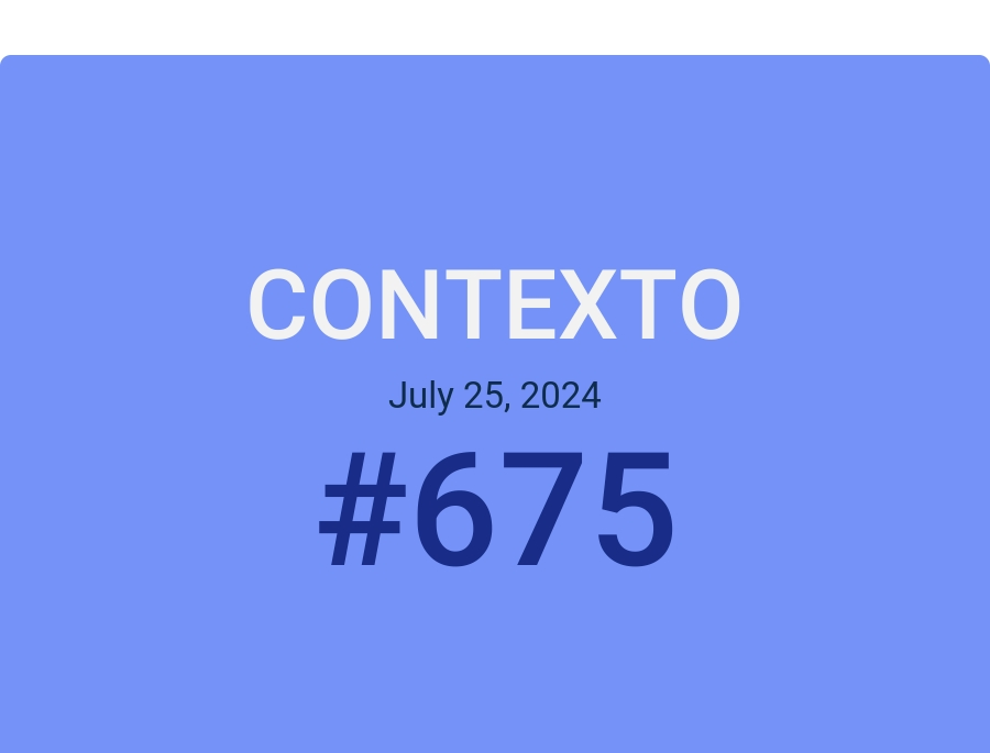 Contexto July 25, 2024