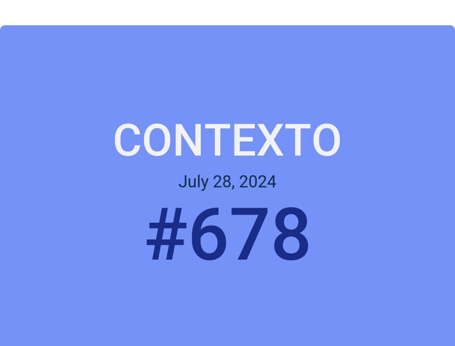 Contexto July 28, 2024