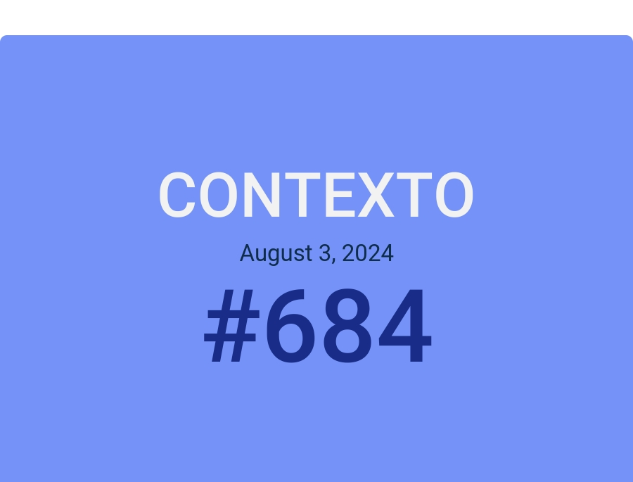 Contexto August 3, 2024