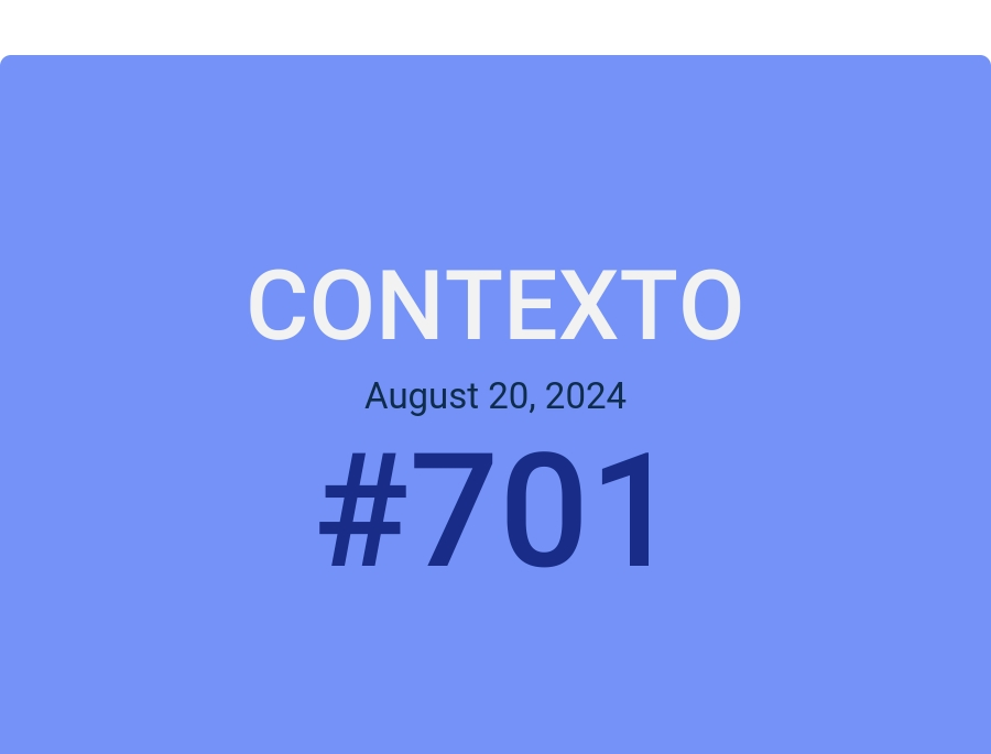 Contexto August 20, 2024