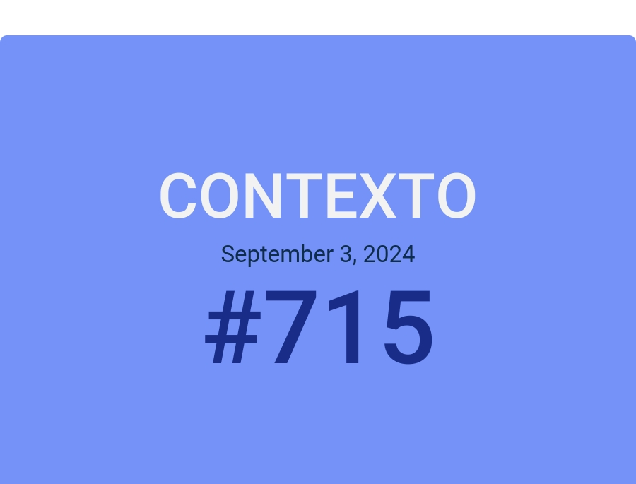 Contexto September 3, 2024