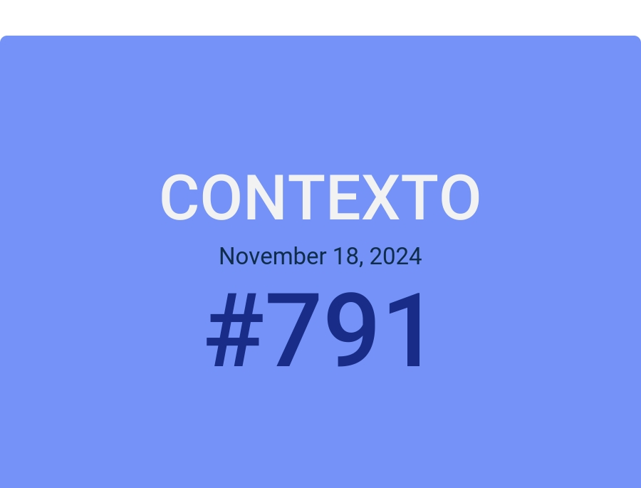 Contexto November 18, 2024