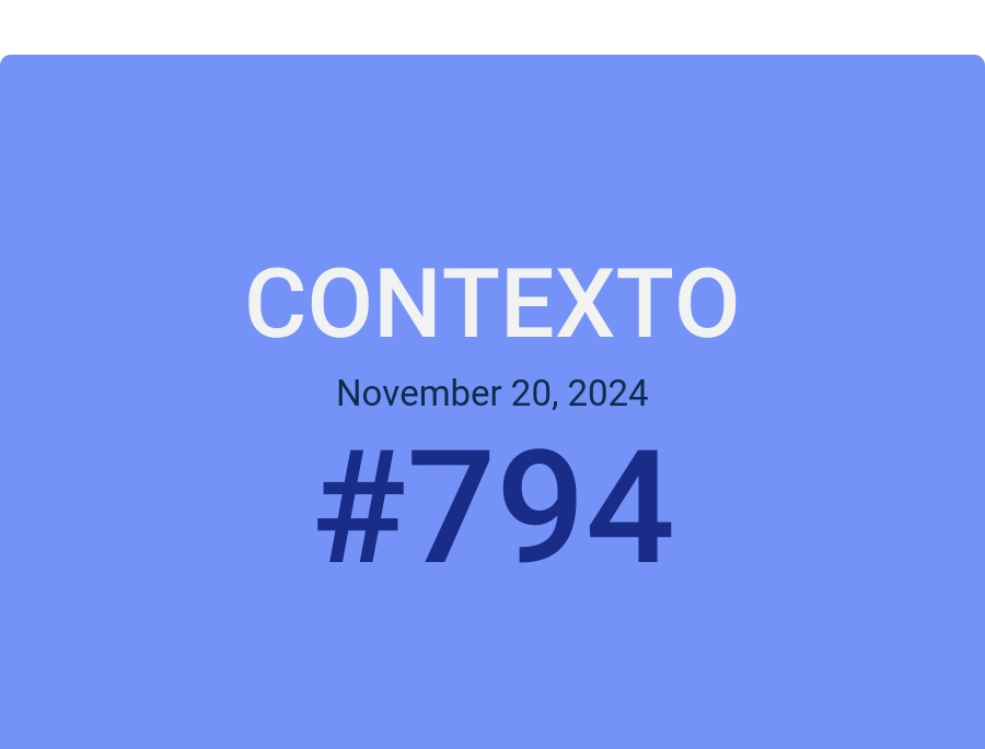 Contexto November 20, 2024