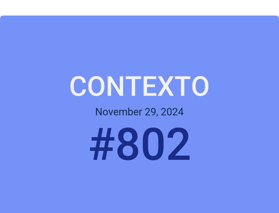 Contexto November 29, 2024