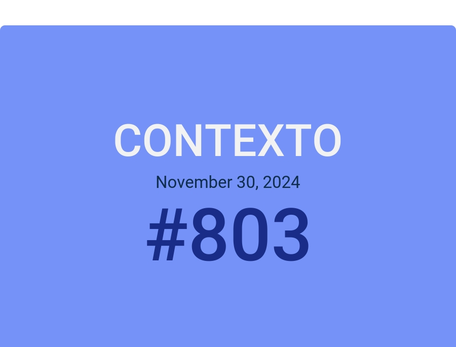 Contexto November 30, 2024